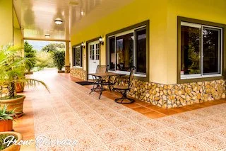 Terrace three quarter view